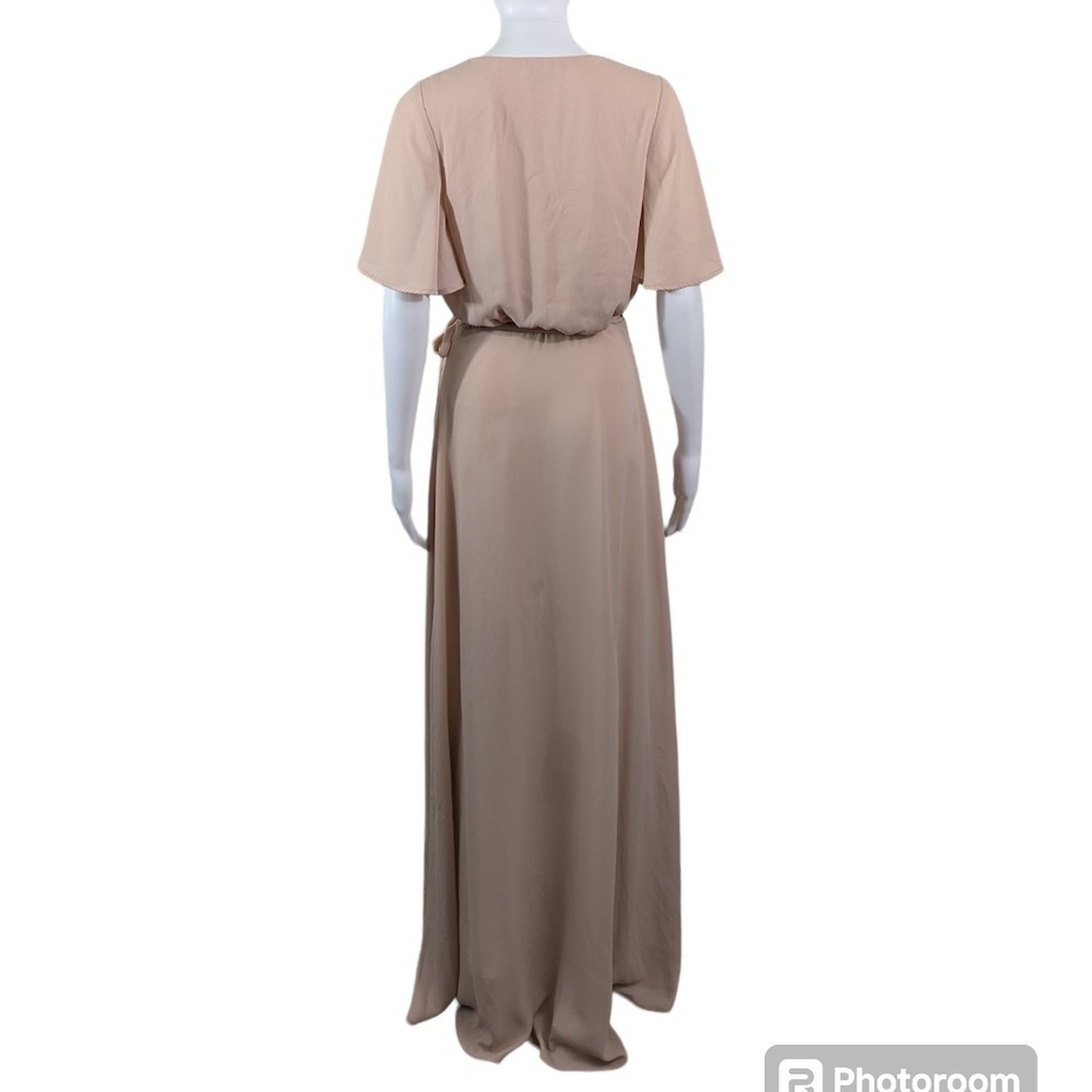 Show Me Your Mumu Light Pink Sophia Wrap Dress Size S - Picture 2 of 4